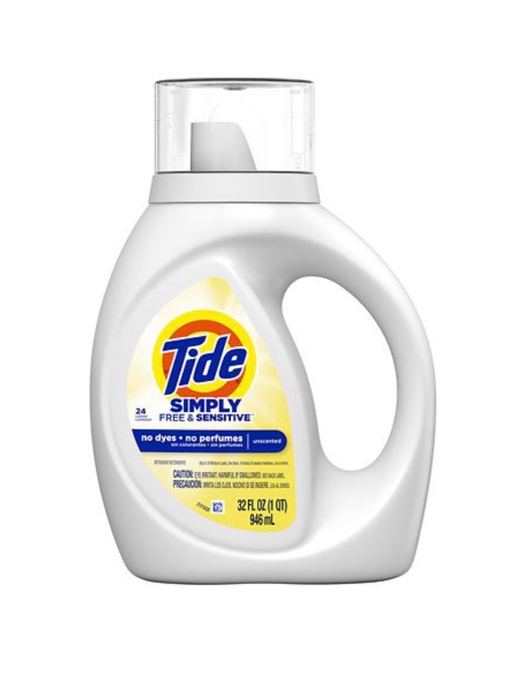 Tide Simply Liquid Laundry Detergent Unscented 32.0 fl oz 32oz